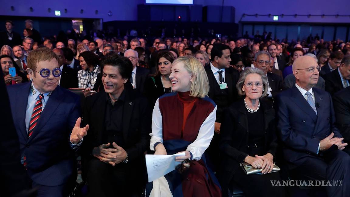 $!Premian a Cate Blanchett, Elton John y a Shah Rukh Khan en Davos 2018