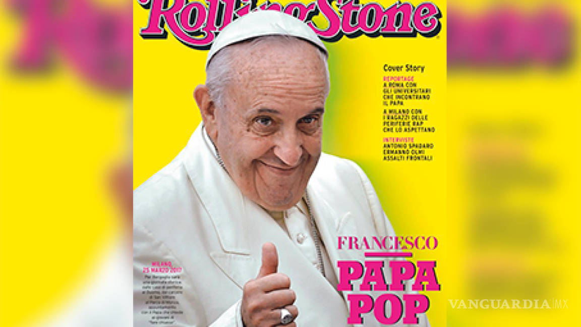'Papa pop': Papa Francisco conquista la portada de Rolling Stone en Italia