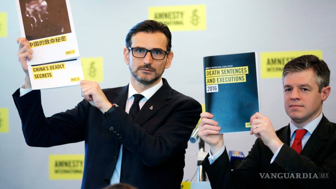 $!China fue el mayor verdugo del mundo en 2016: Amnistía Internacional