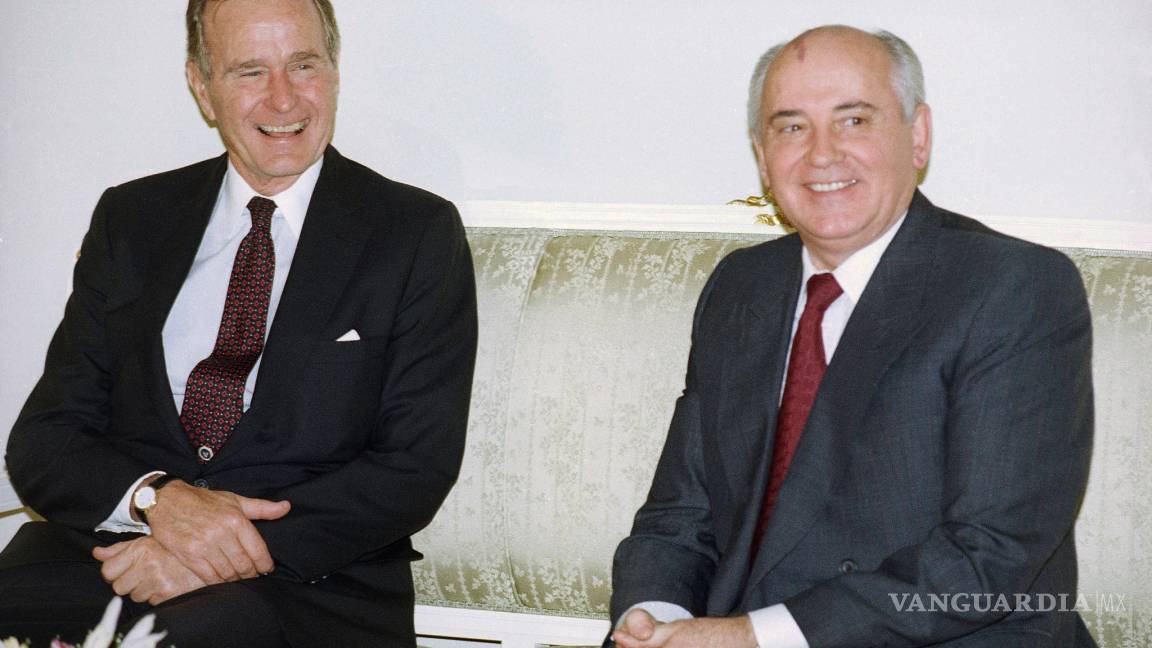 Gorbachov resalta la contribución de Bush al fin de la Guerra Fría