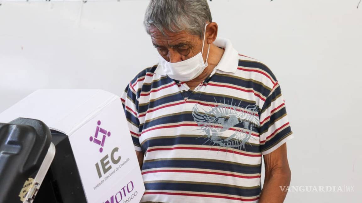 Urna electrónica facilitó voto a los adultos mayores de Coahuila