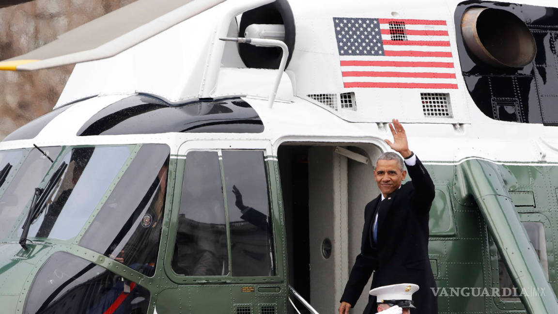 'Sí se puede, sí pudimos', dice Obama tras dejar la presidencia