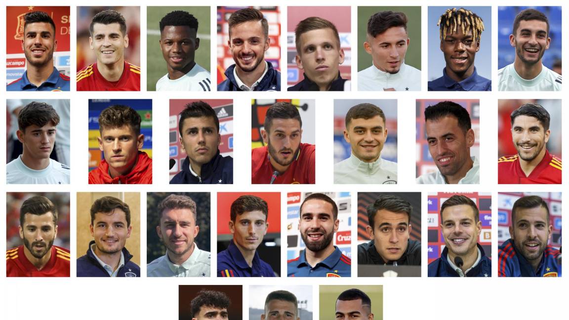 $!Lista de los convocados por el seleccionador de fútbol español, Luis Enrique Martínez, para el Mundial de Qatar 2022.