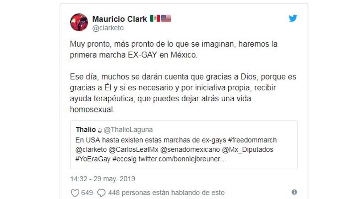 $!Mauricio Clark organiza marcha ¡'ex gay'!