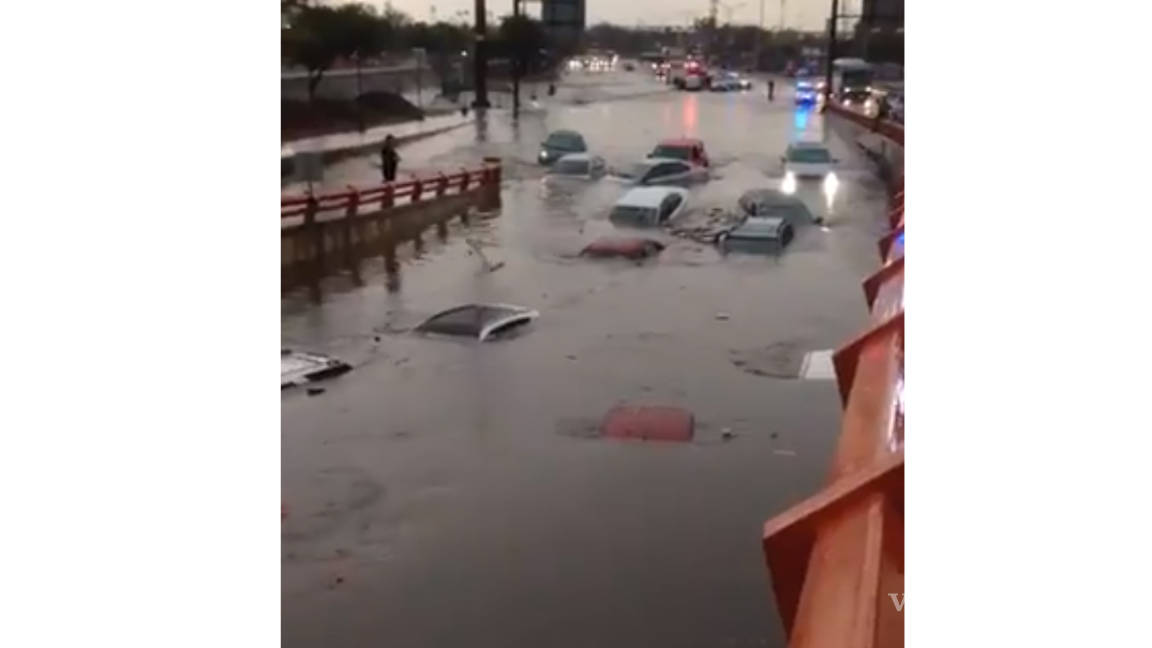 Nuevo León bajo el agua: Automóviles hundidos, árboles caídos y espectaculares dañados