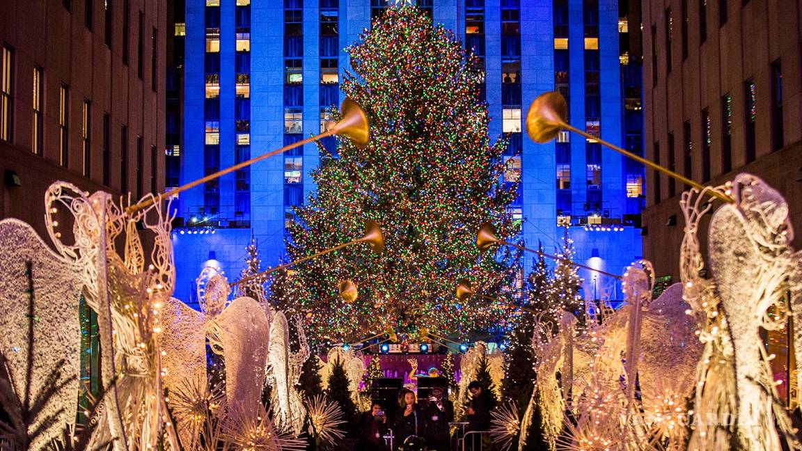 ¡Ya huele a Navidad! Una mirada al tradicional árbol del Rockefeller Center en Nueva York