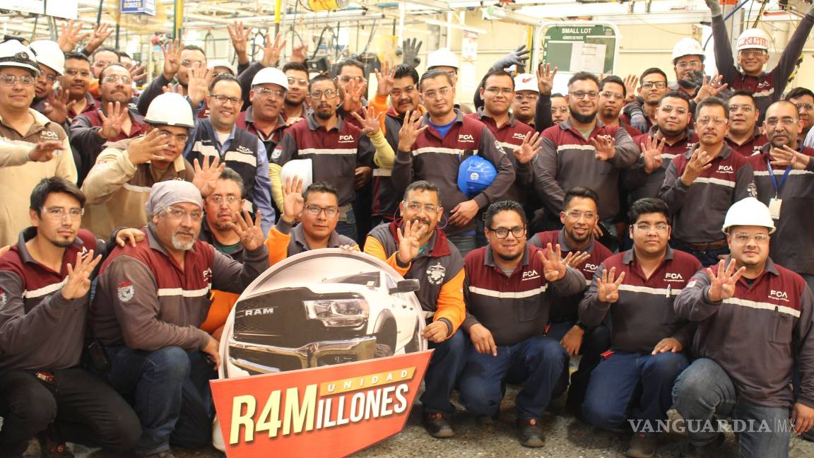 $!RAM produce la unidad número 4 millones en su planta de Saltillo