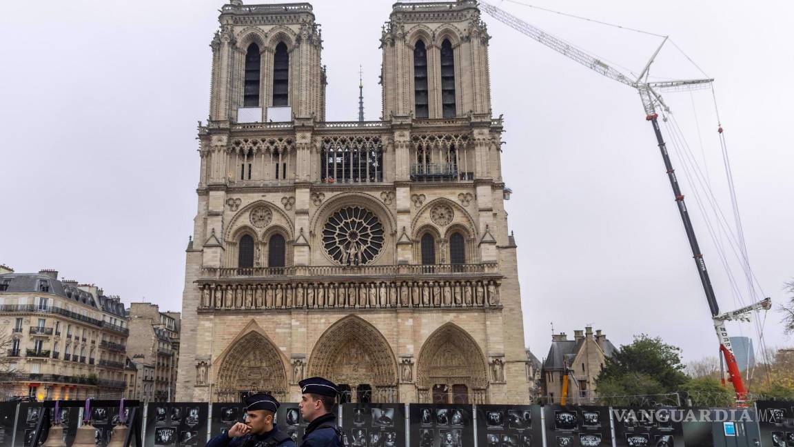 $!Ya está todo preparado para reapertura de la Catedral de París, Notre-Dame, el 8 de diciembre 2024, tras los cinco años de reconstrucción tras el incendio de 2019.