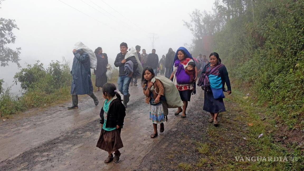 Más de 10 mil personas desplazadas en Chiapas por conflicto armado, señalan organizaciones