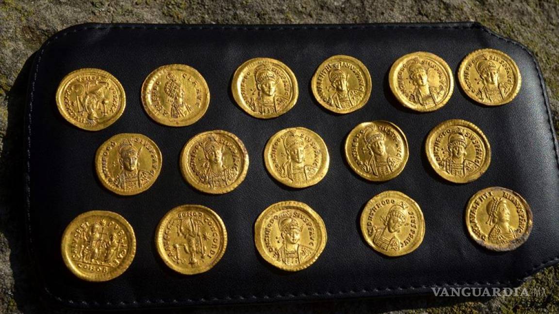 Descubren un tesoro de monedas bizantinas del siglo V en Bulgaria
