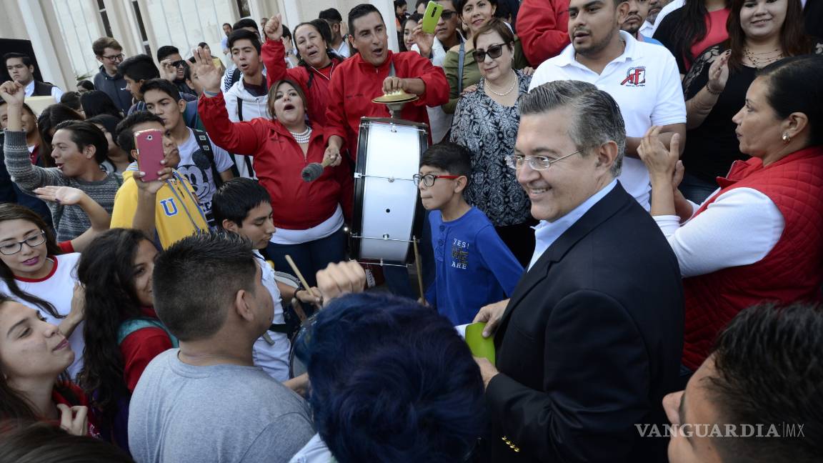 $!Inicia Blas Flores la carrera por un segundo periodo en la Rectoría de la UAdeC