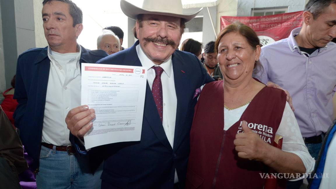 $!Se registra Armando Guadiana a precandidatura por la Gubernatura de Coahuila