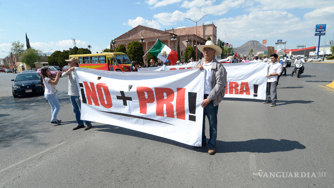 Marcha contra gasolinazo sobrevive a su sexto fin de semana en Saltillo