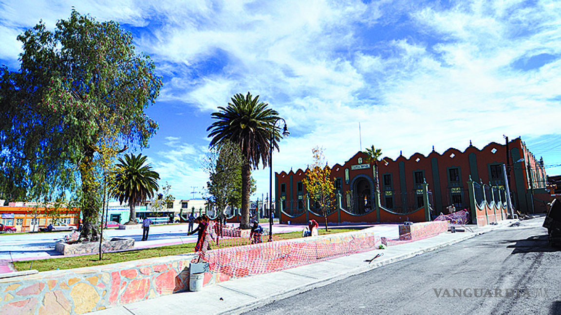 Mañana concluyen nueva plaza del Centro Histórico de Saltillo