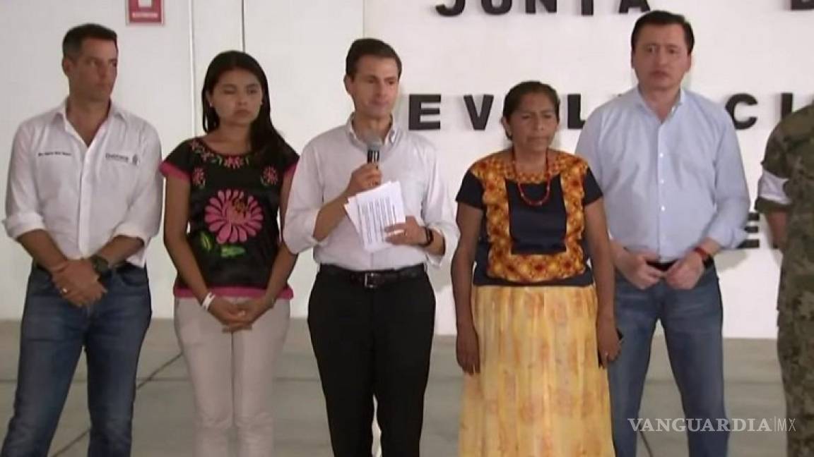 Confirma Peña Nieto 61 fallecidos por sismo