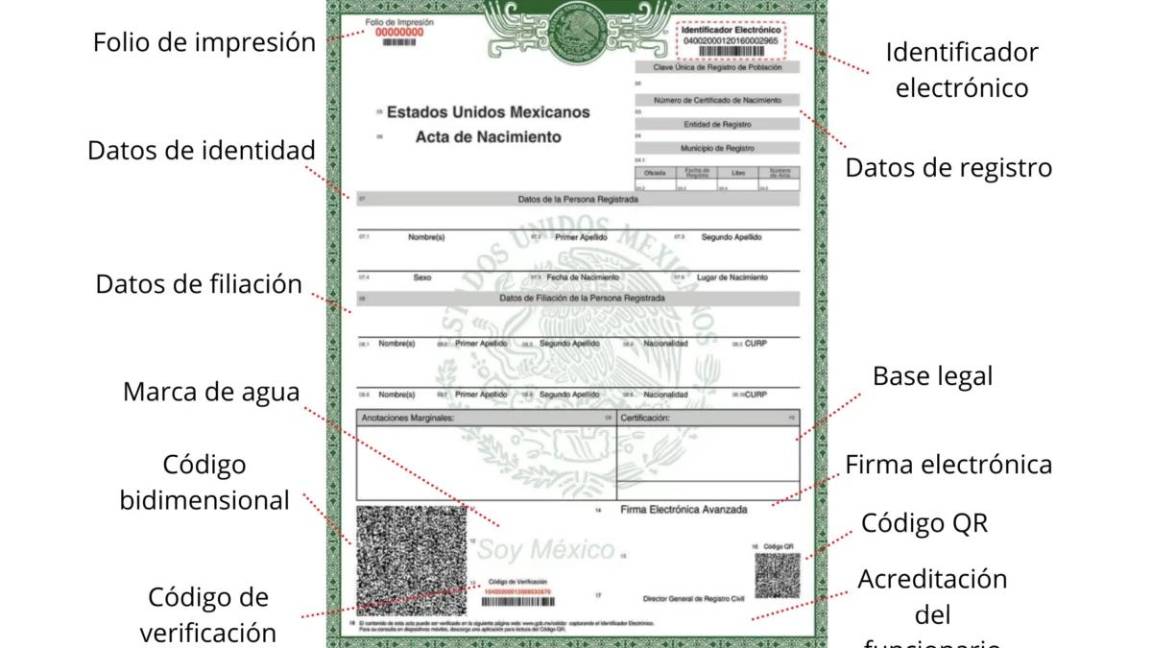 $!Copia certificada del acta de nacimiento... este es el nuevo formato único, cómo obtenerlo con tu CURP y descargarlo en PDF