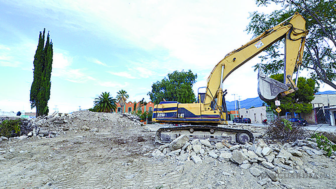 Demuelen kínder en Saltillo para construir plaza pública