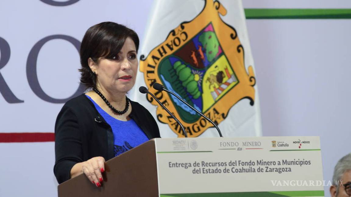 $!Rosario Robles, titular de la Sedatu, realiza gira por la Región Sureste de Coahuila