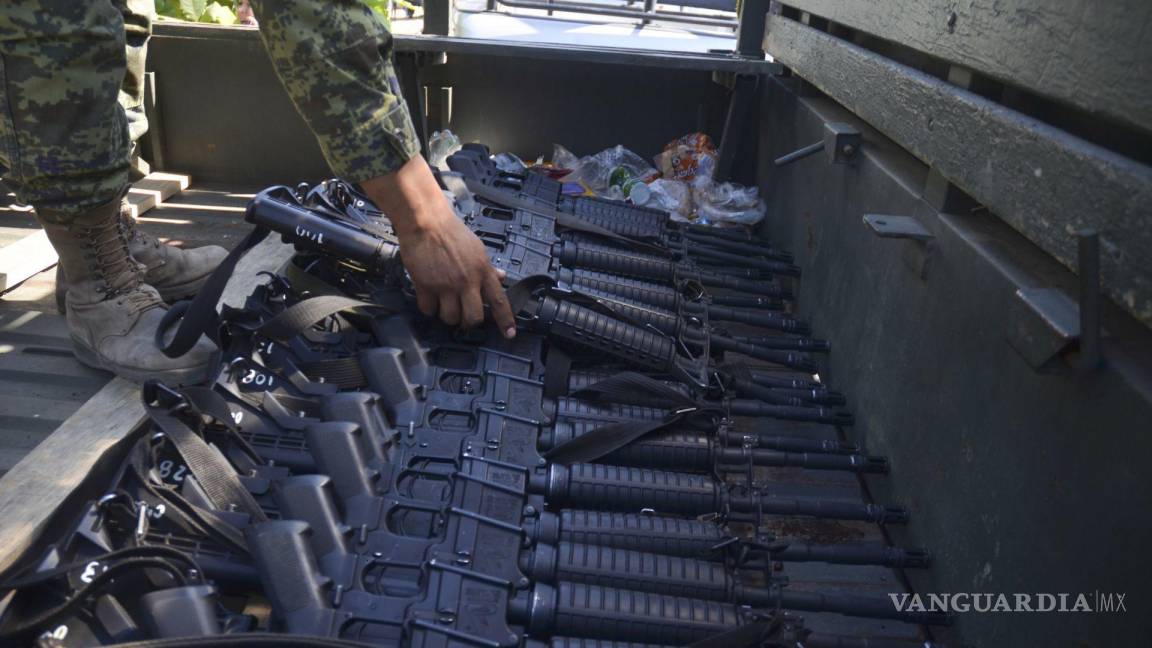 Urge SSPC a EU reforzar operativos contra tráfico de armas hacia México