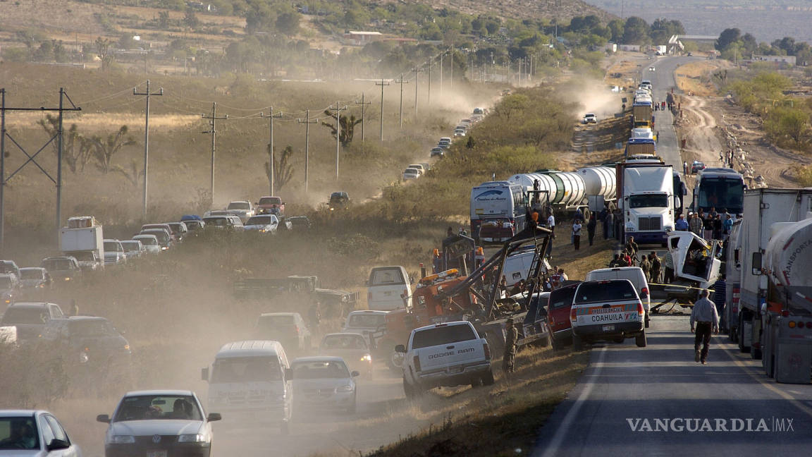 Propone Gobierno de Coahuila paso gratis por autopista cuando cierren carretera libre Saltillo-Monterrey
