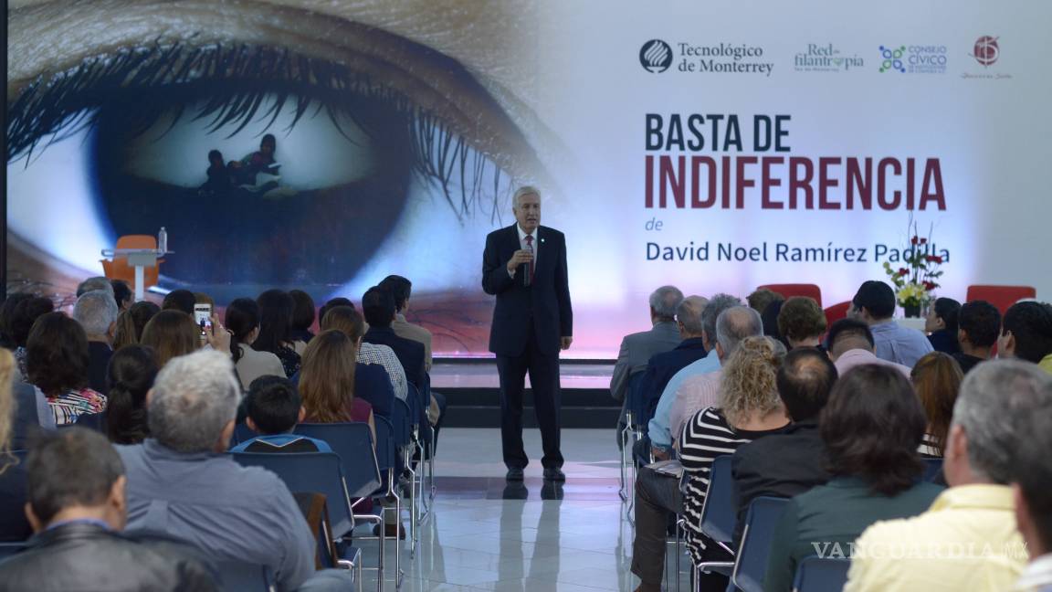 Rector Emérito del Tec de Monterrey presenta su libro: Basta de Indiferencia