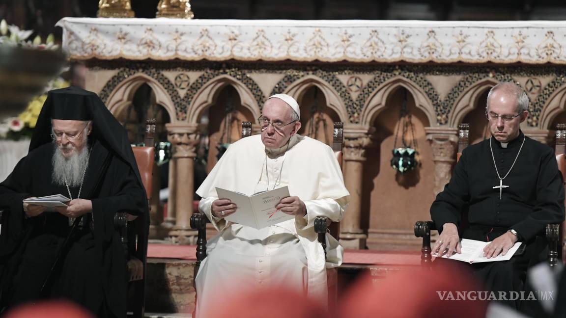 Papa Francisco, el líder anglicano y el patriarca ortodoxo piden proteger con urgencia el planeta
