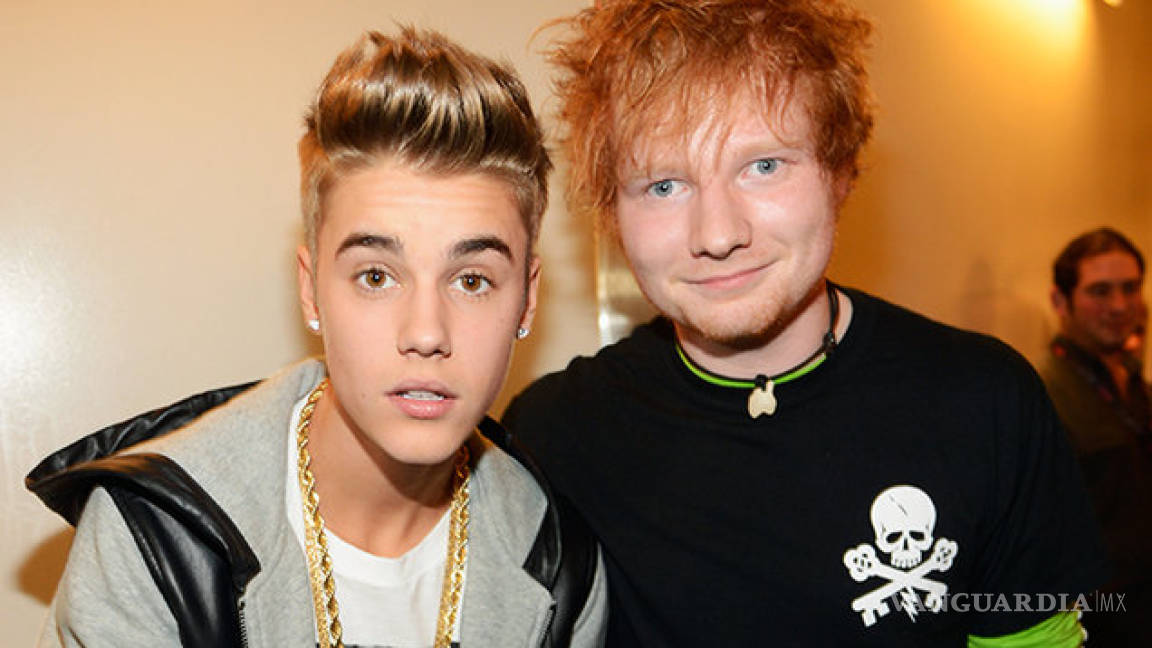 Ed Sheeran revela que golpeó a Justin Bieber