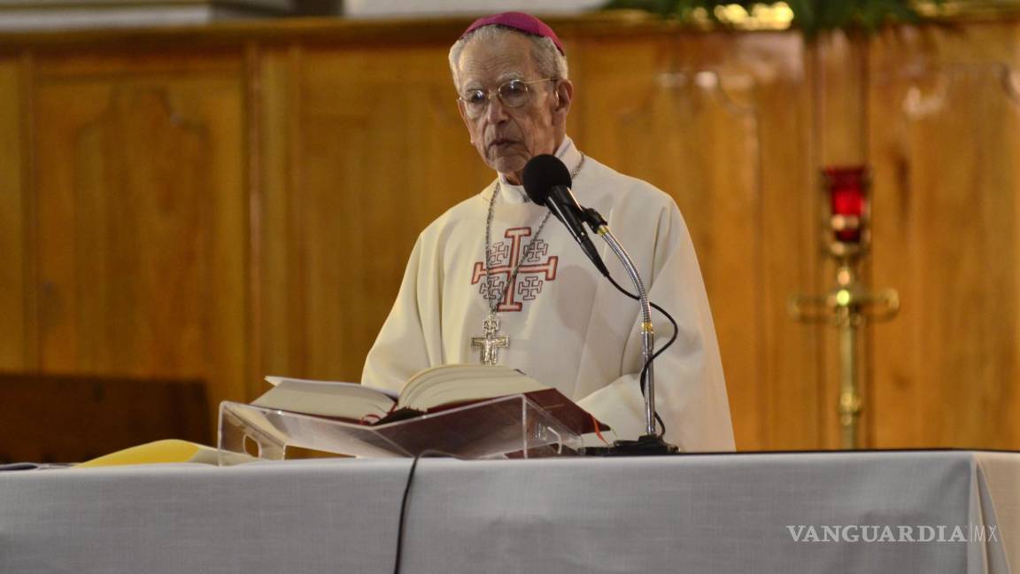 Funeral de Francisco Villalobos, obispo emérito de Saltillo, recibirá hasta 200 personas en Catedral