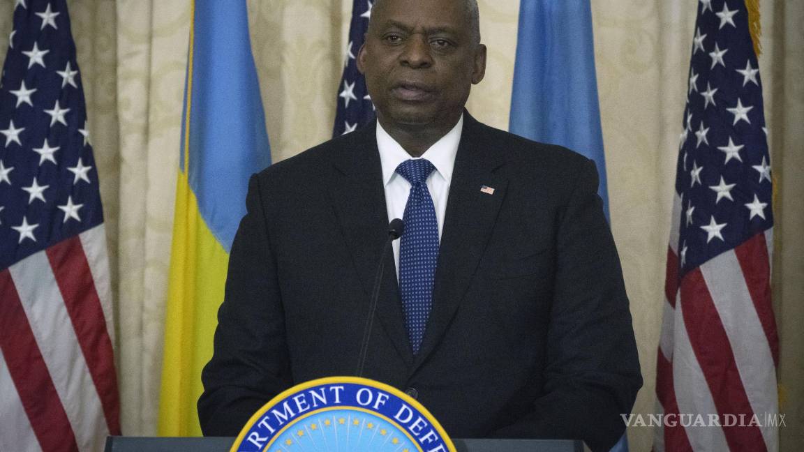 $!El Secretario de Defensa de Estados Unidos, Lloyd Austin, pronuncia un discurso en la Academia Diplomática de Ucrania en Kiev, Ucrania.