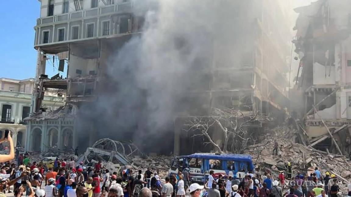 Explosión masiva en hotel de Cuba deja 8 muertos... AMLO no cancela su visita