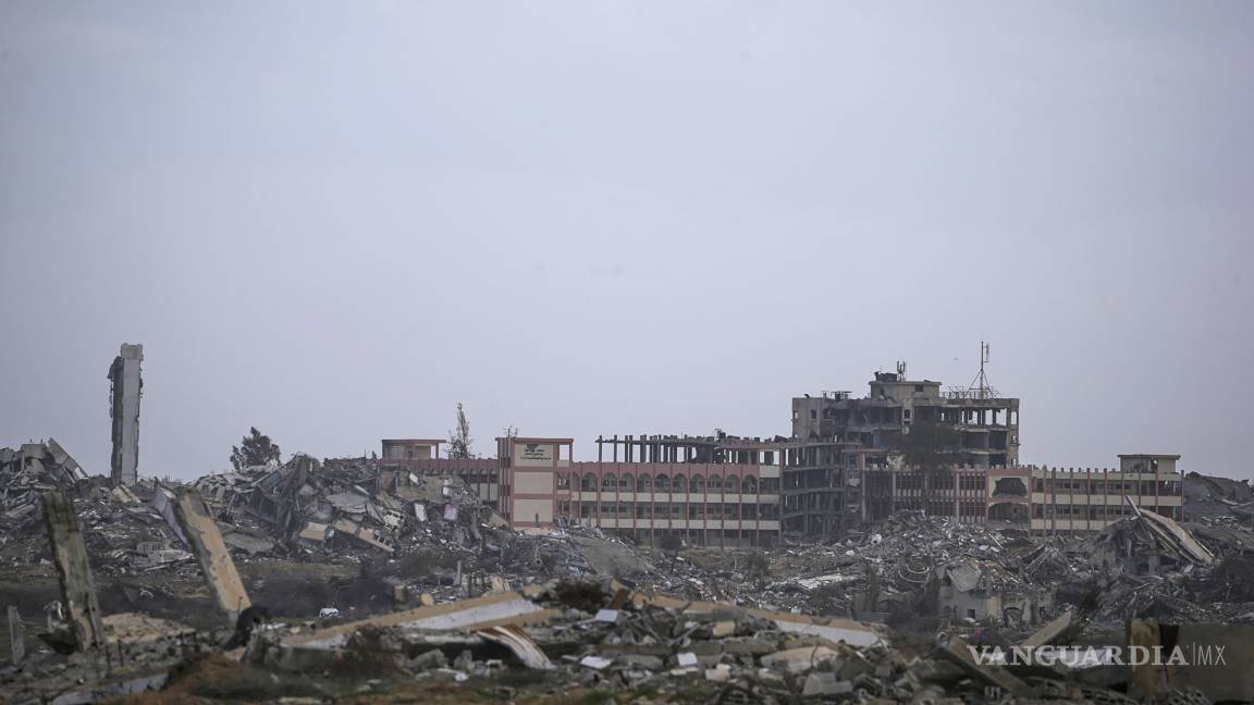 $!Edificios destruidos en la ciudad de Gaza en medio de un alto el fuego entre Israel y Hamás, Franja de Gaza.