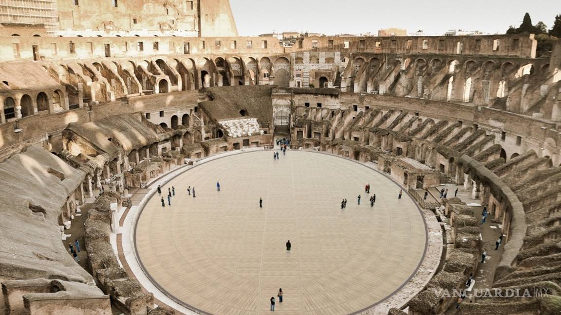 $!Turistas podrán admirar el Coliseo de Roma como lo veían los gladiadores
