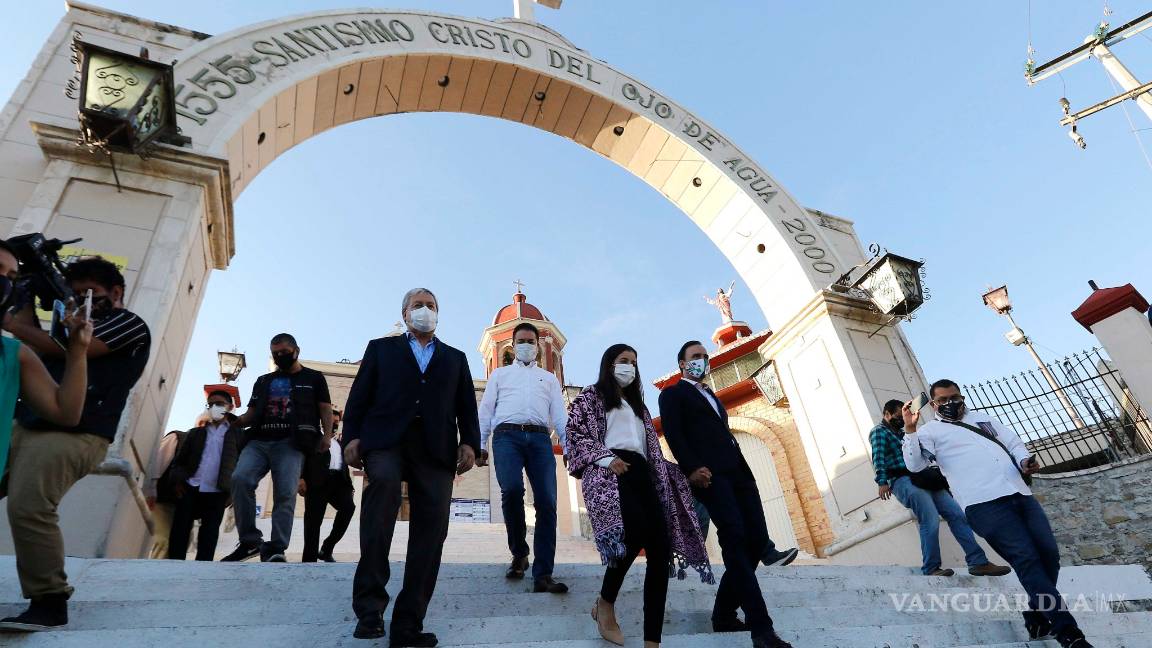 $!Con la Sana Distancia festejan los 443 años de Saltillo