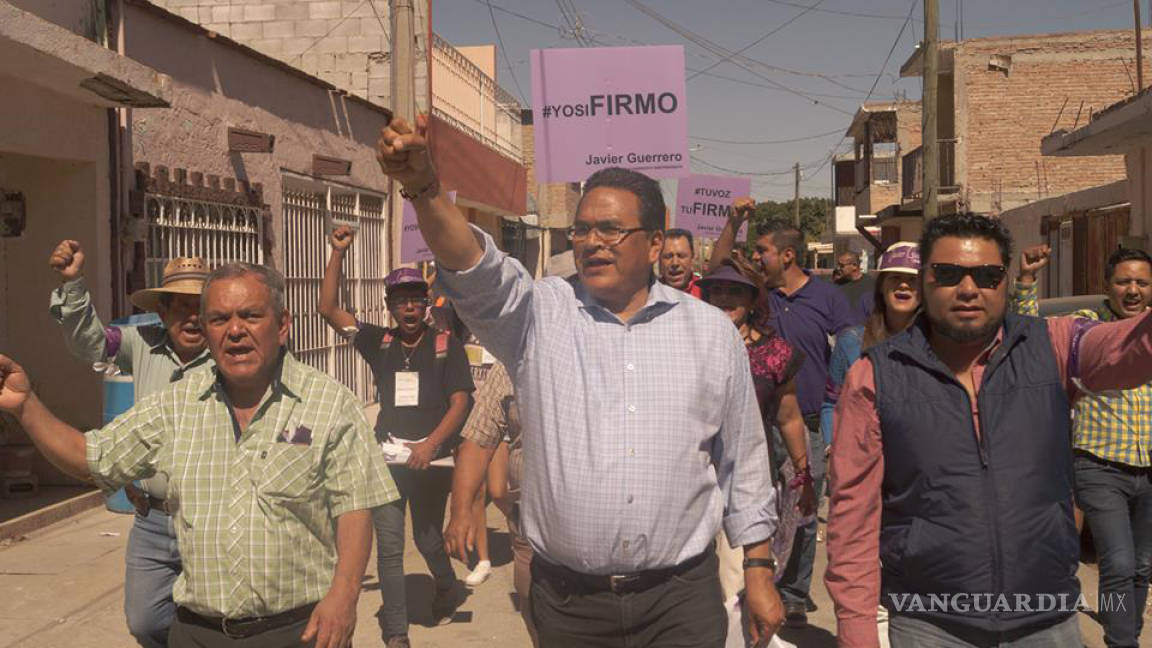 Contabiliza Guerrero más de 170 mil firmas para conseguir candidatura independiente en Coahuila