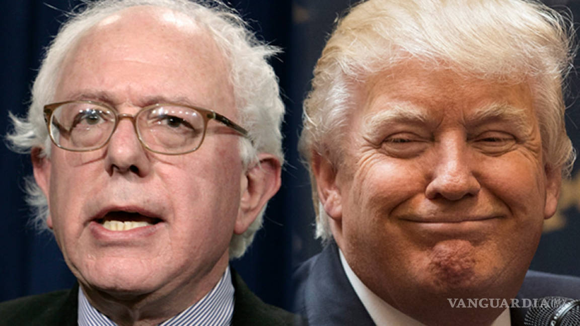 Conteo final confirma triunfo de Sanders y Trump en New Hampshire