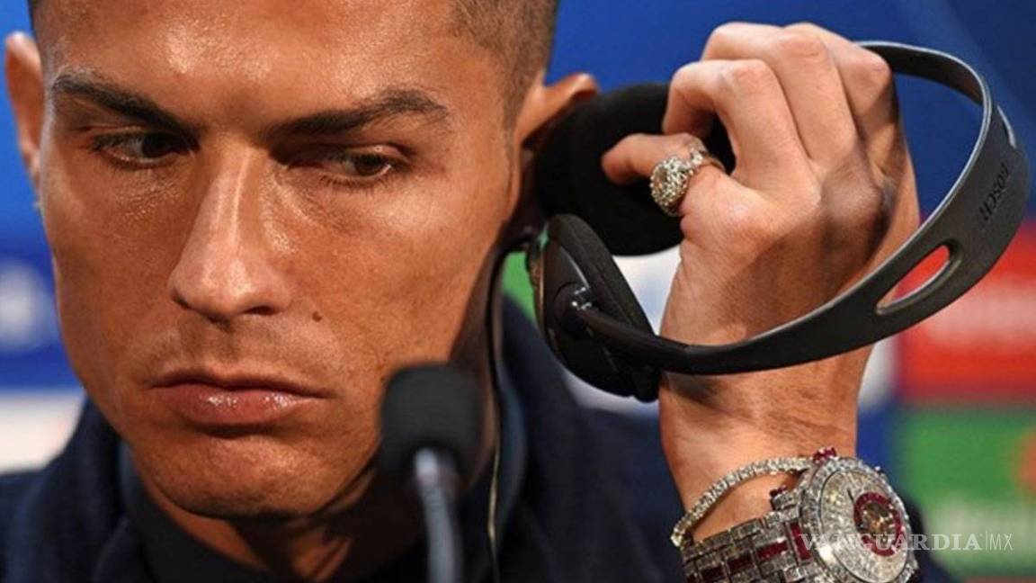 El lujoso reloj de Cristiano Ronaldo que cuesta 1 Millón de Euros