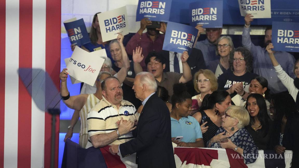 $!Cada vez son más los donantes que amenazan con cortar el flujo de financiación al Partido Demócrata tras perder la confianza en Joe Biden, como candidato electoral