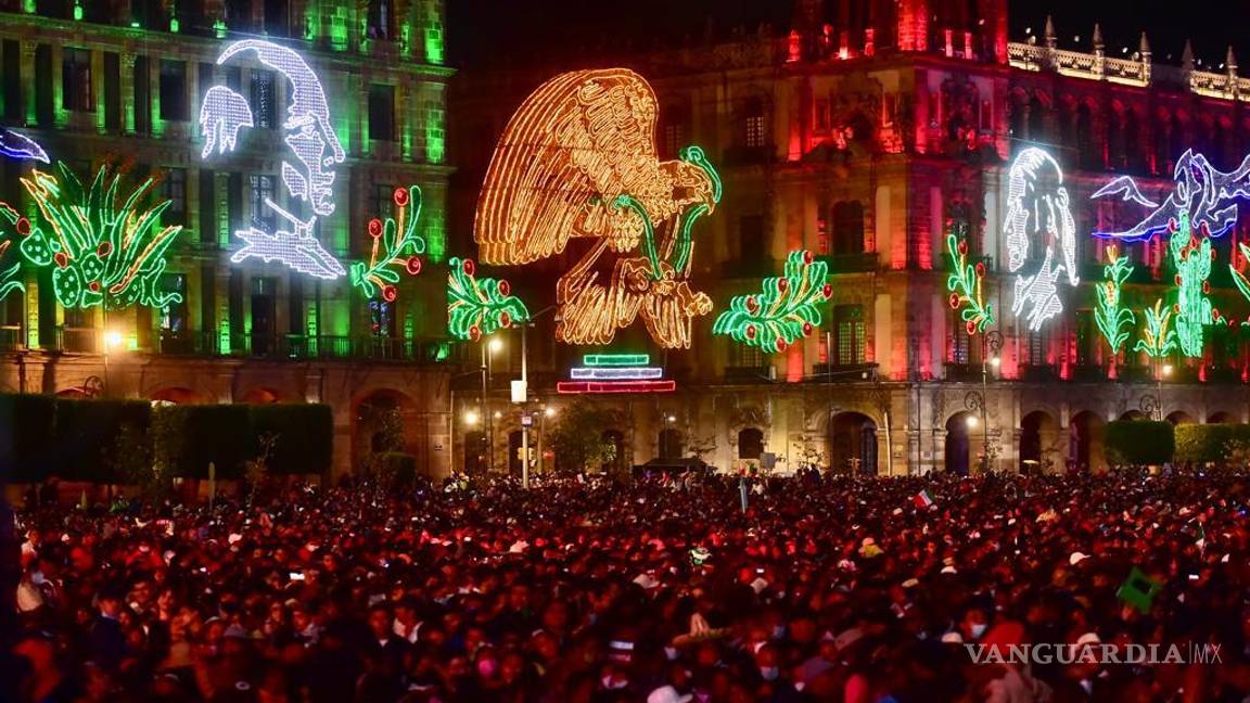 $!Este año regresaron los festejos masivos al Zócalo capitalino tras dos años de que fueran suspendidos como medida preveniva por la pandemia de COVID-19.