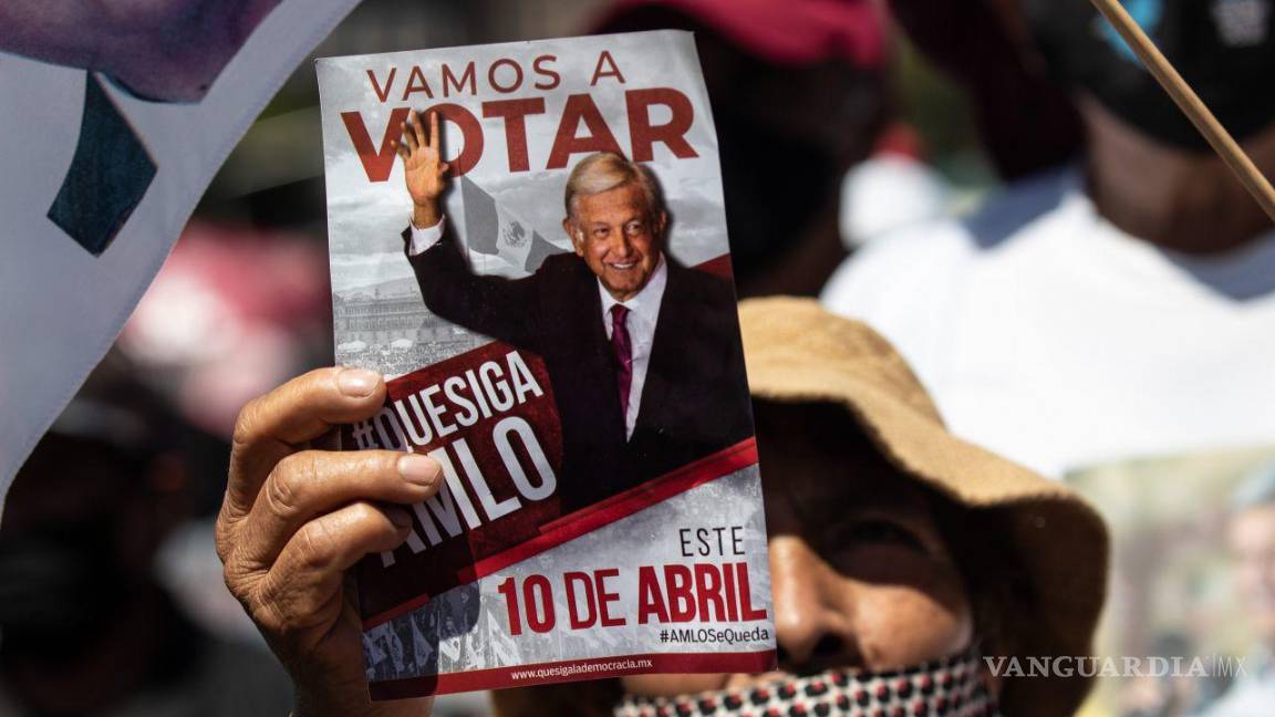 Gana AMLO simulacro de revocación de mandato en la UNAM