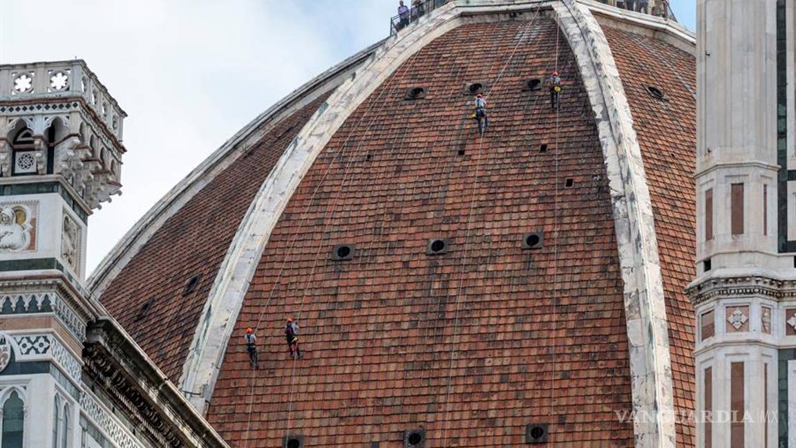$!Seis siglos de la cúpula de Filippo Brunelleschi en la catedral de Santa María del Fiore en Florencia