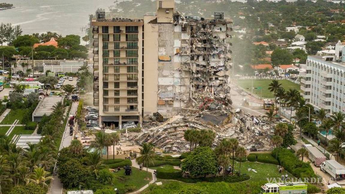 Son ya 90 los muertos por derrumbe de edificio en Surfside, Miami