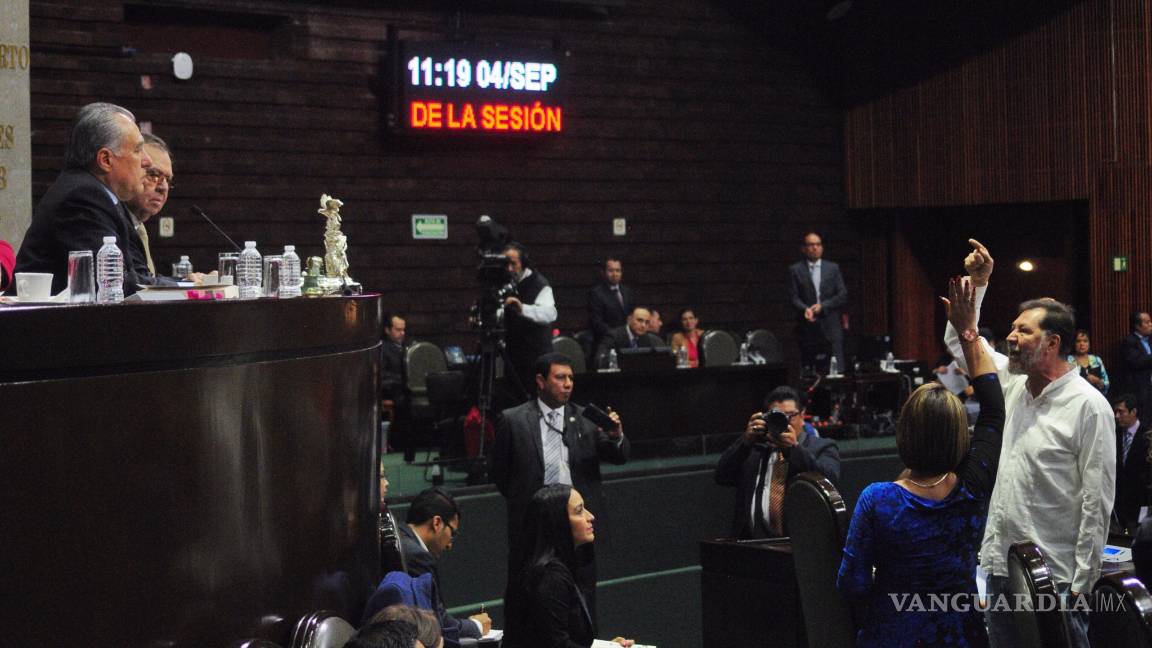 $!Muñoz Ledo y Fernández Noroña protagonizan 'round' en la Cámara de Diputados