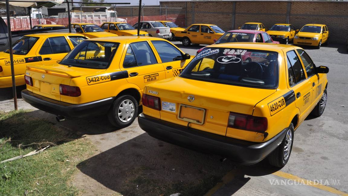 Obligados taxistas de Saltillo a modernizar sus vehículos