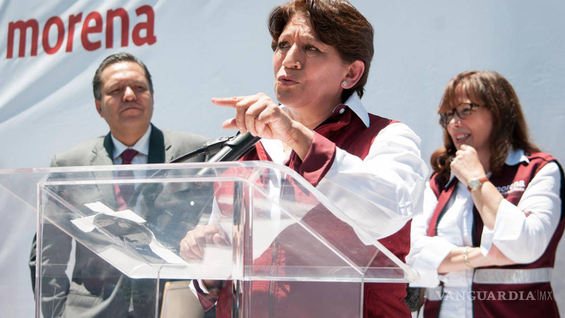 Delfina Gómez exige a candidatos presentar su 3de3