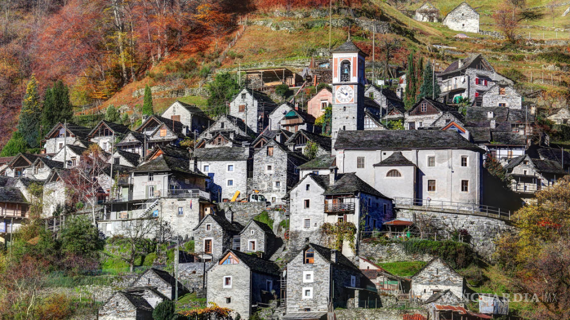 Corippo, el pueblo más pequeño de Suiza se convertirá en un hotel