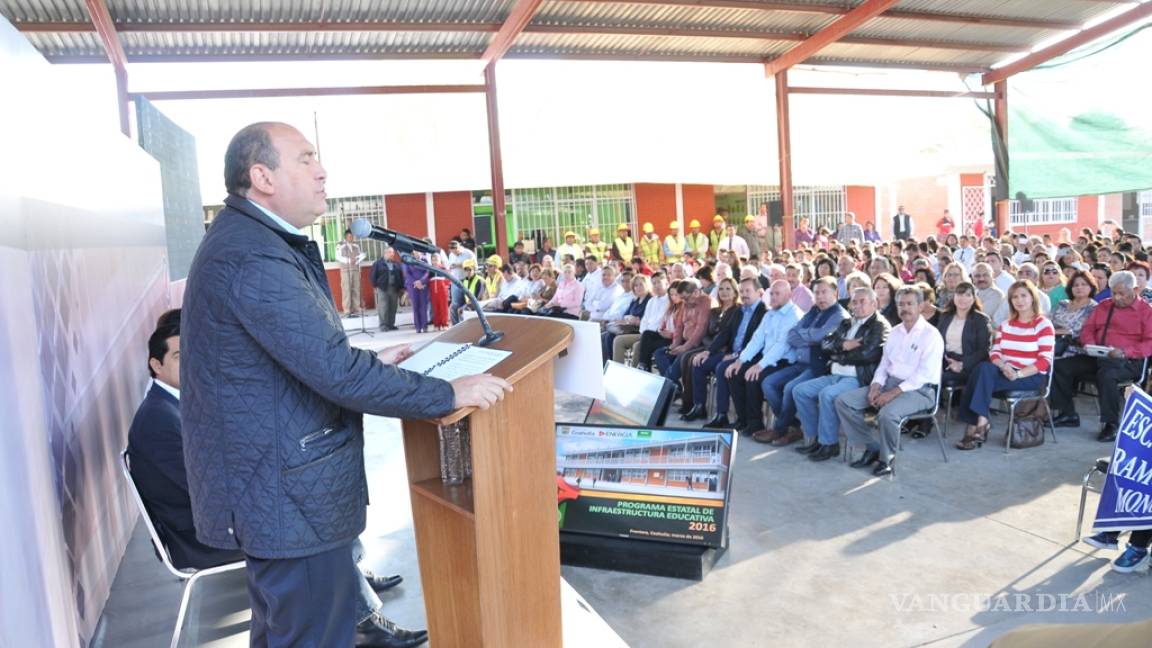 Gobierno del Estado arranca programa de Infraestructura Educativa en Frontera