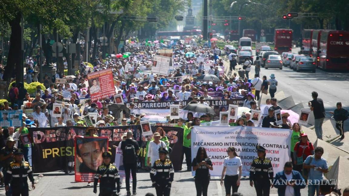 $!Miles de madres marchan en México, exigen a autoridades hallar a sus hijos desaparecidos