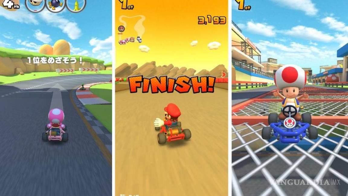 ¡Así luce Mario Kart Tour en dispositivos móviles!