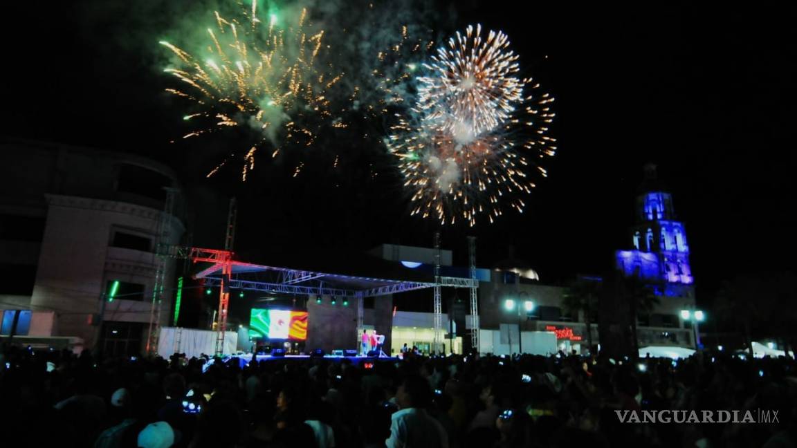Gobierno de Monclova gastó 600 mil pesos menos en el evento del Grito de Independencia