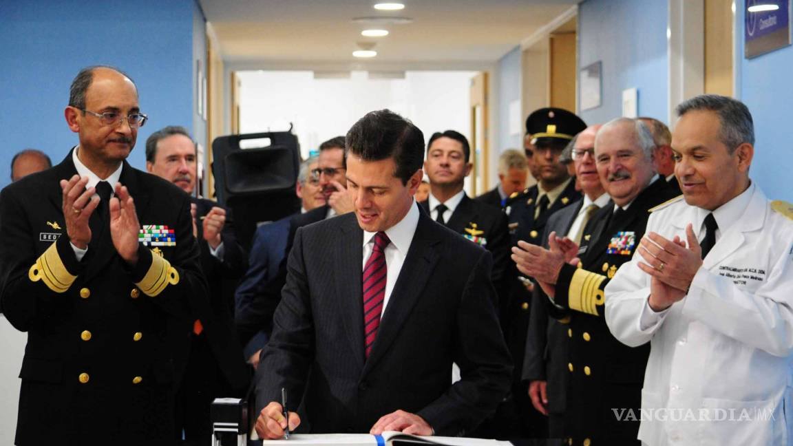 Inaugura Peña Nieto la última obra de su sexenio, el Centro Médico Naval
